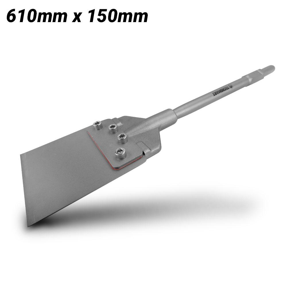 Techsmart T610PHFS 30mm x 610mm x 150mm PH65A 30mm Hex Floor Scraper
