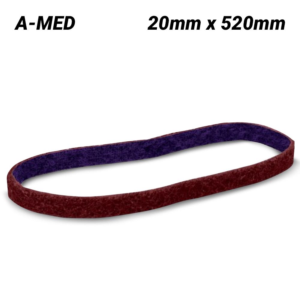 3M AC010593443 20mm x 520mm Scotch-Brite A-MED Durable Flex Belt