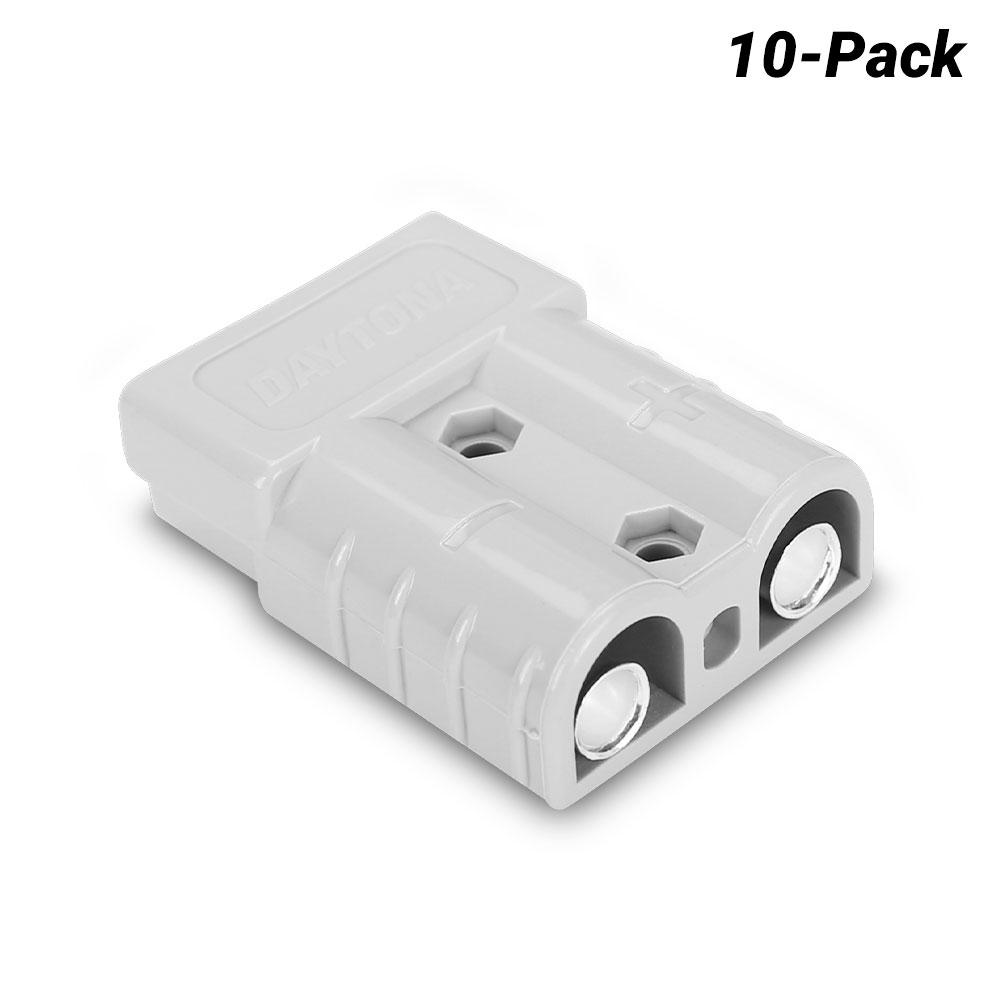 Daytona D10CON 10-Pack 50 Amp 12V/24V Anderson Plug Connector Set