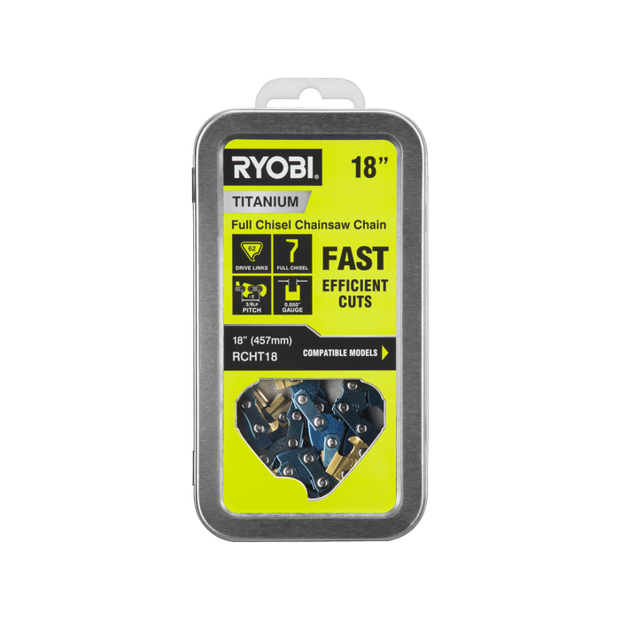 Ryobi 18” Titanium Chainsaw Chain