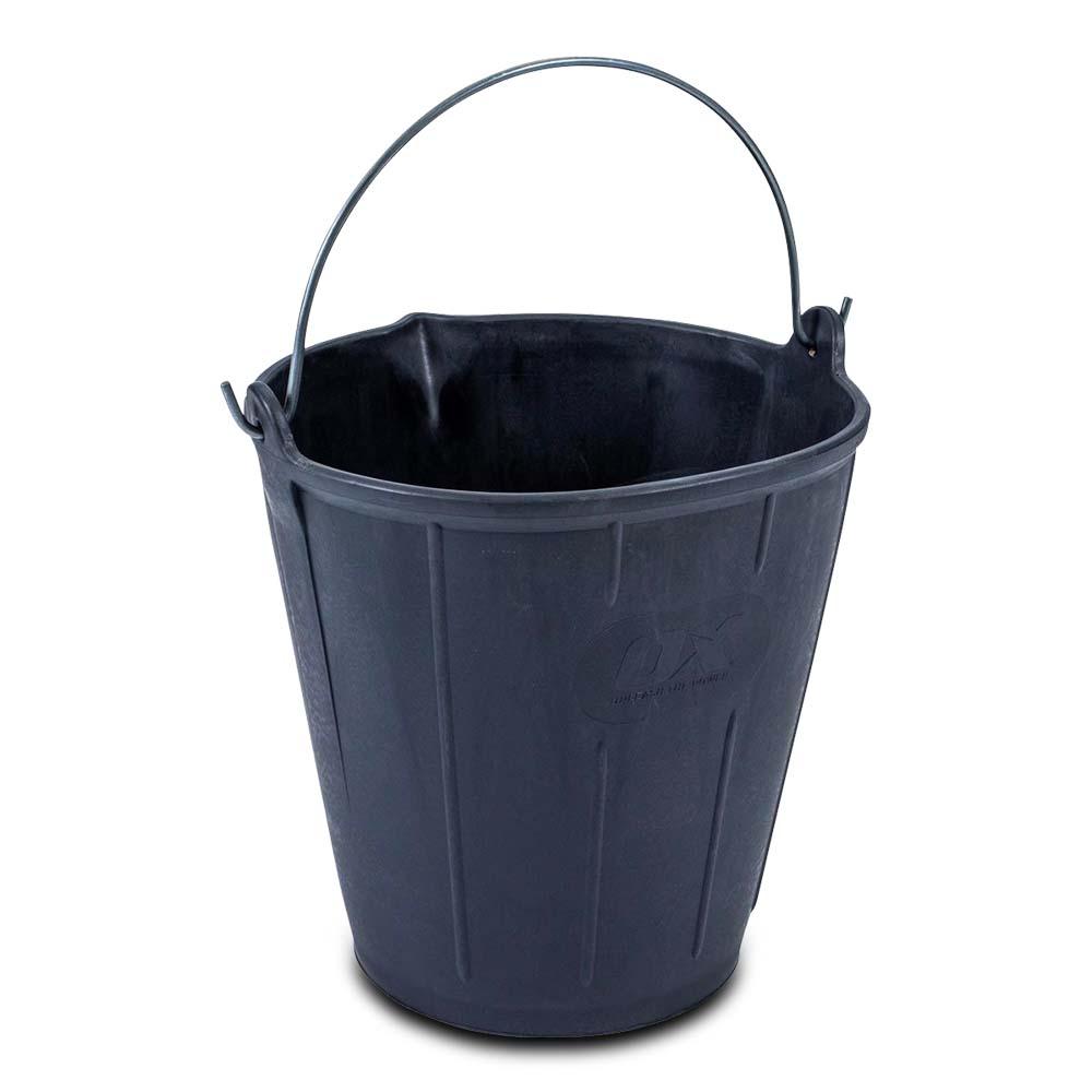 OX Tools OX-P110615 15L Pro Rubber Bucket with Pouring Lip