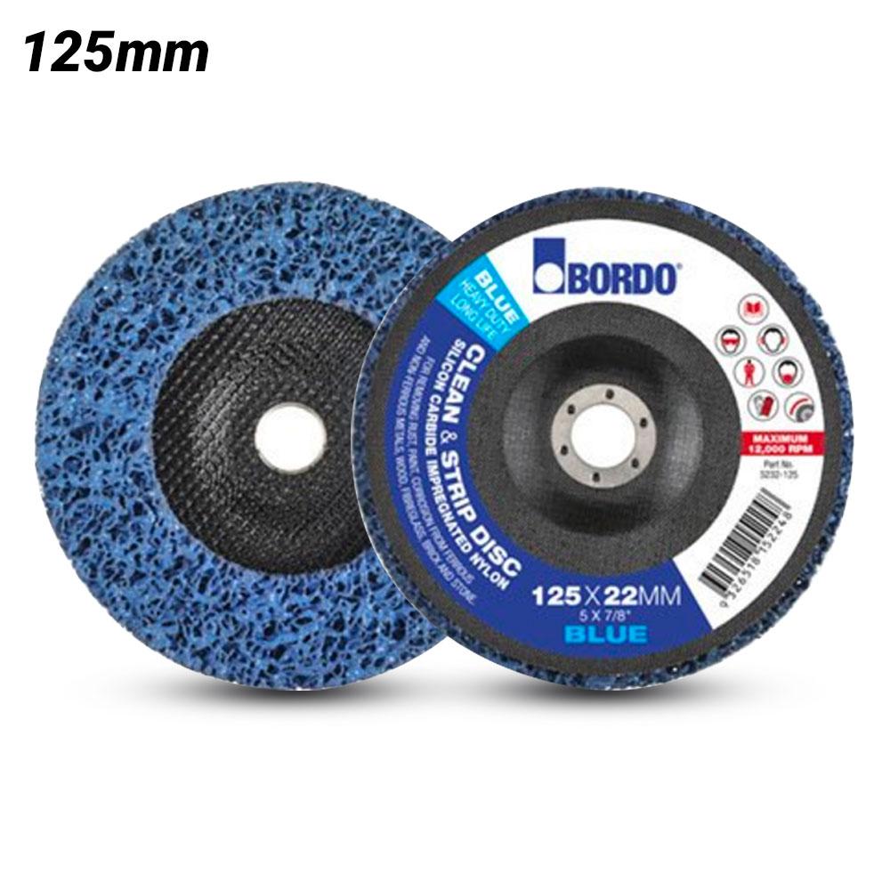 Bordo 5232-125S 125mm Blue Long Life Clean & Strip Disc