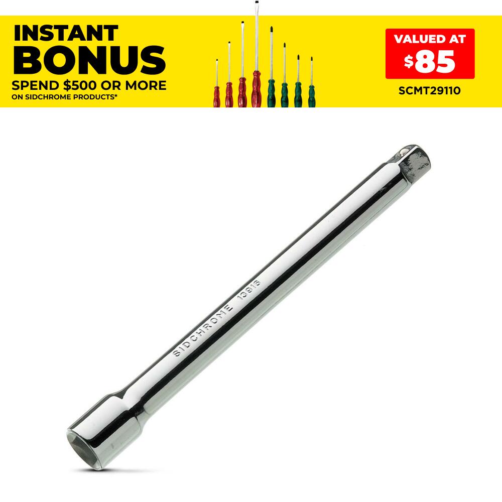 Sidchrome SCMT13916 3/8" Drive 150mm Socket Extension