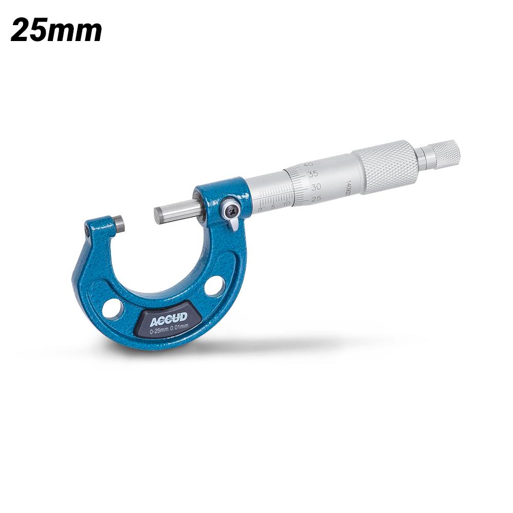Accud AC-321-001-01 25mm (1") Metric Outside Micrometer