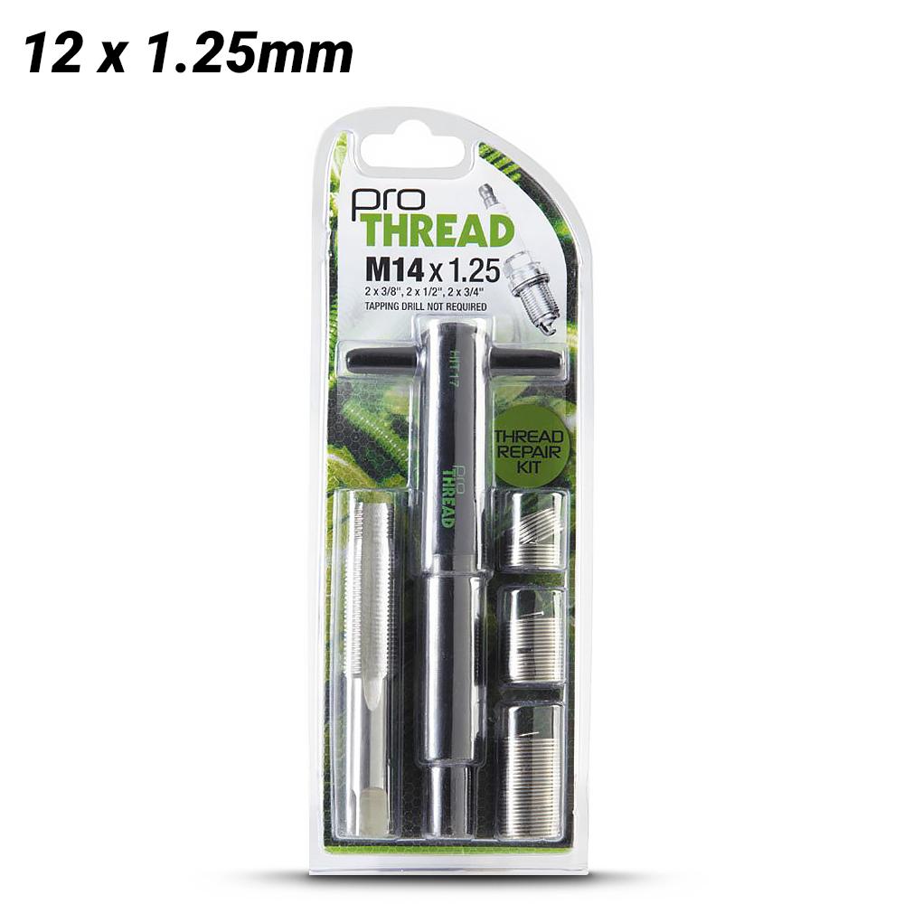 Bordo 3598-12125K 12mm x 1.25mm x 1/2", 3/4" Free Running Thread Repair Kit