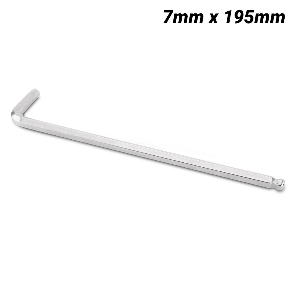 Hafu 410-070-82 7mm Metric Ballpoint Hex Key L-Wrench - MADE IN GERMANY