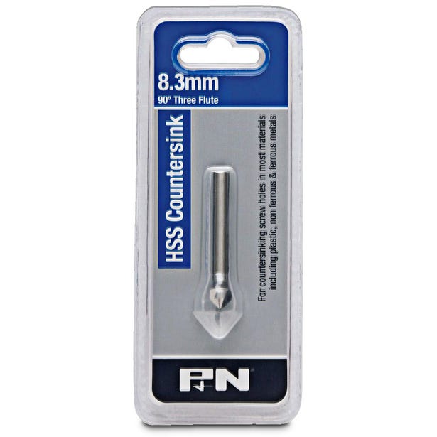 P&N 8.3mm 3Flute HSS Countersink Bit 107CS0083