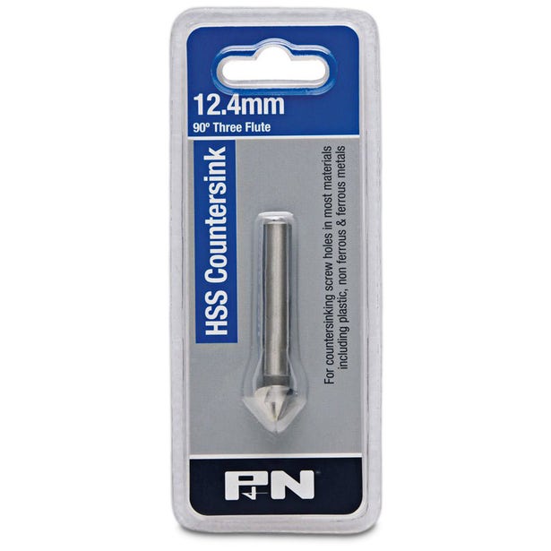 P&N 12.4mm 3Flute HSS Countersink Bit 107CS0124