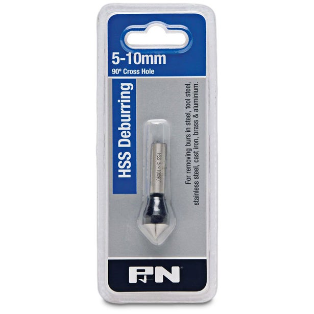 P&N 5-10mm HSS Cross Hole Deburring Countersink 107CD0510