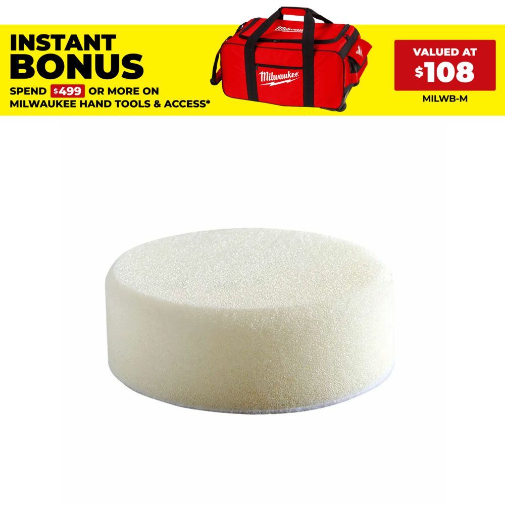 Milwaukee 4932430490 M12™ 75mm Polisher Sponge Soft White