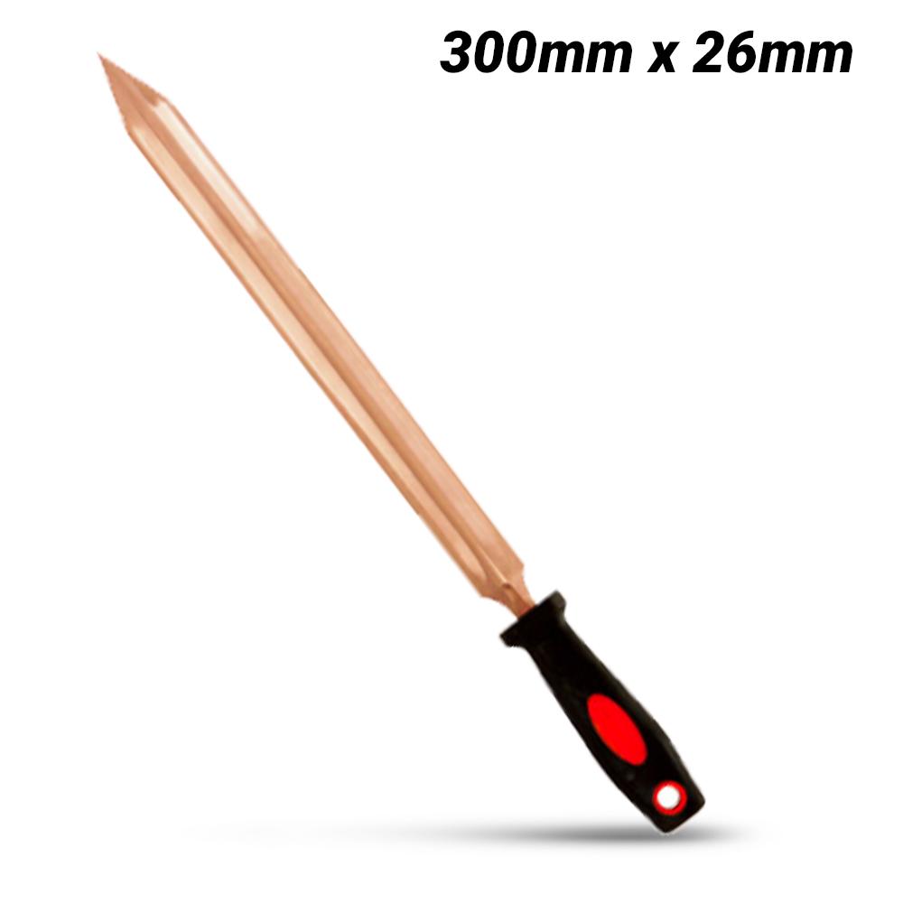 T&E Tools CB224-1004 300mm (11.8") x 26mm (1") Copper Beryllium Triangular Scraper