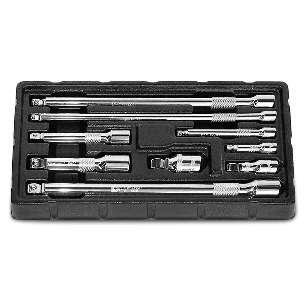 SP Tools SP20988 9pce Multi-Drive Wobble Extensive Bar Set