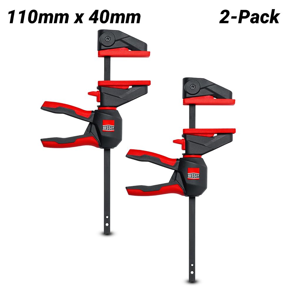 Bessey EZ360S-11SET 2-Pack 110mm x 40mm One Handed Rotating Handle Clamp