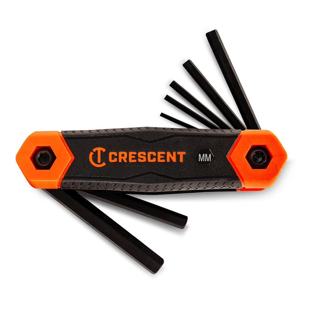 Crescent CHKFM8 8pce Metric Hex Key Folding Set