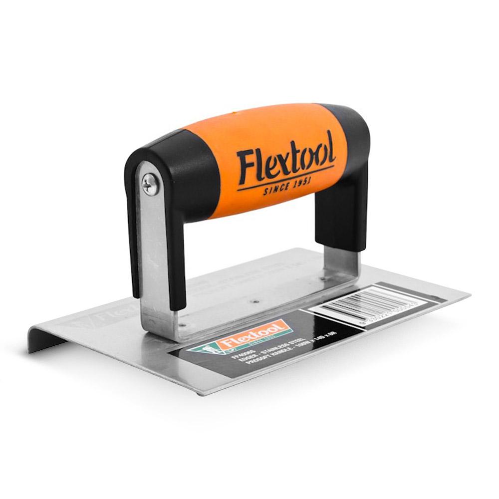 Flextool FT44003S-UNIT 140mm x 75mm Bull Nose Concrete Edger 10mm Radius
