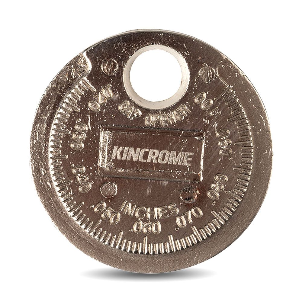 Kincrome K8360 Spark Plug Gap Gauge Coin - Metric/ Imperial