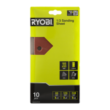 Ryobi 10 Piece 1/3 Sheet Sanding Set