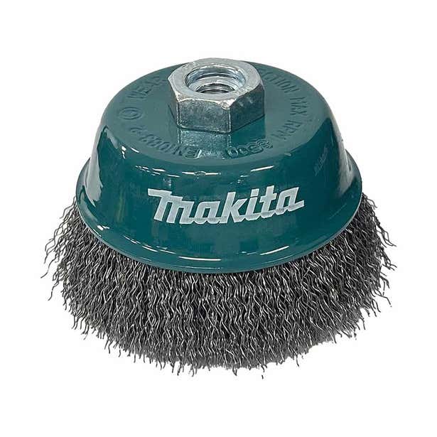 MAKITA 14Vx2 100 x 0.3mm Crimped Steel Wire Cup Brush D29284