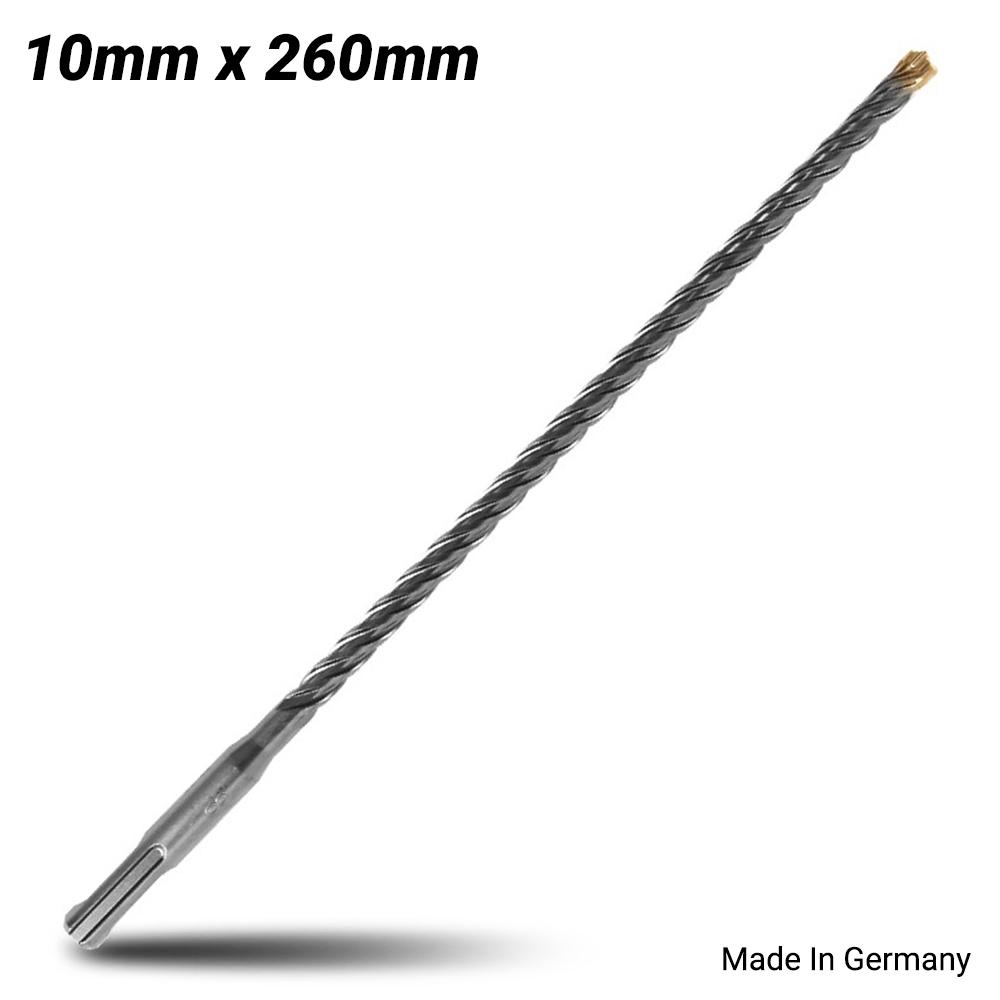 Xtorque X102604 Platinum SDS PLUS 10mm x 260mm Platinum 4 Cutter Drill Bit - MADE IN GERMANY