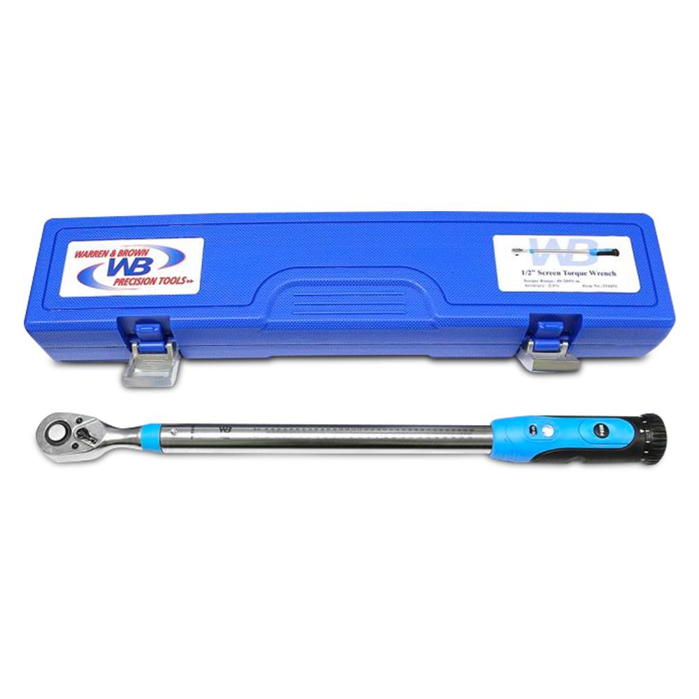 Warren & Brown 334451 1/2" Drive 40-200Nm Screen Torque Wrench