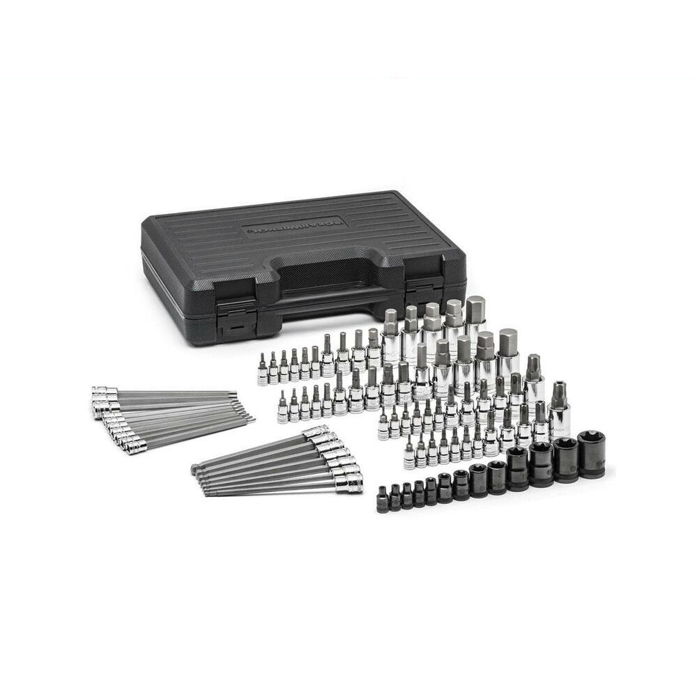 GEARWRENCH 80742 84pce Master SAE/Metric Hex and Torx Socket Bit Set