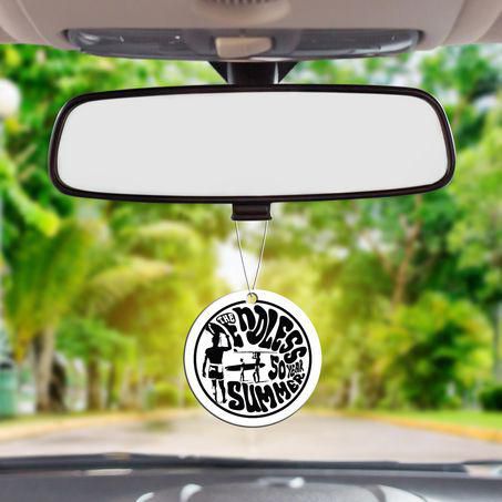 The Endless Summer Black/White Coconut Car Air Freshener 8102508