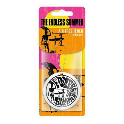 The Endless Summer Black/White Coconut Car Air Freshener 8102508