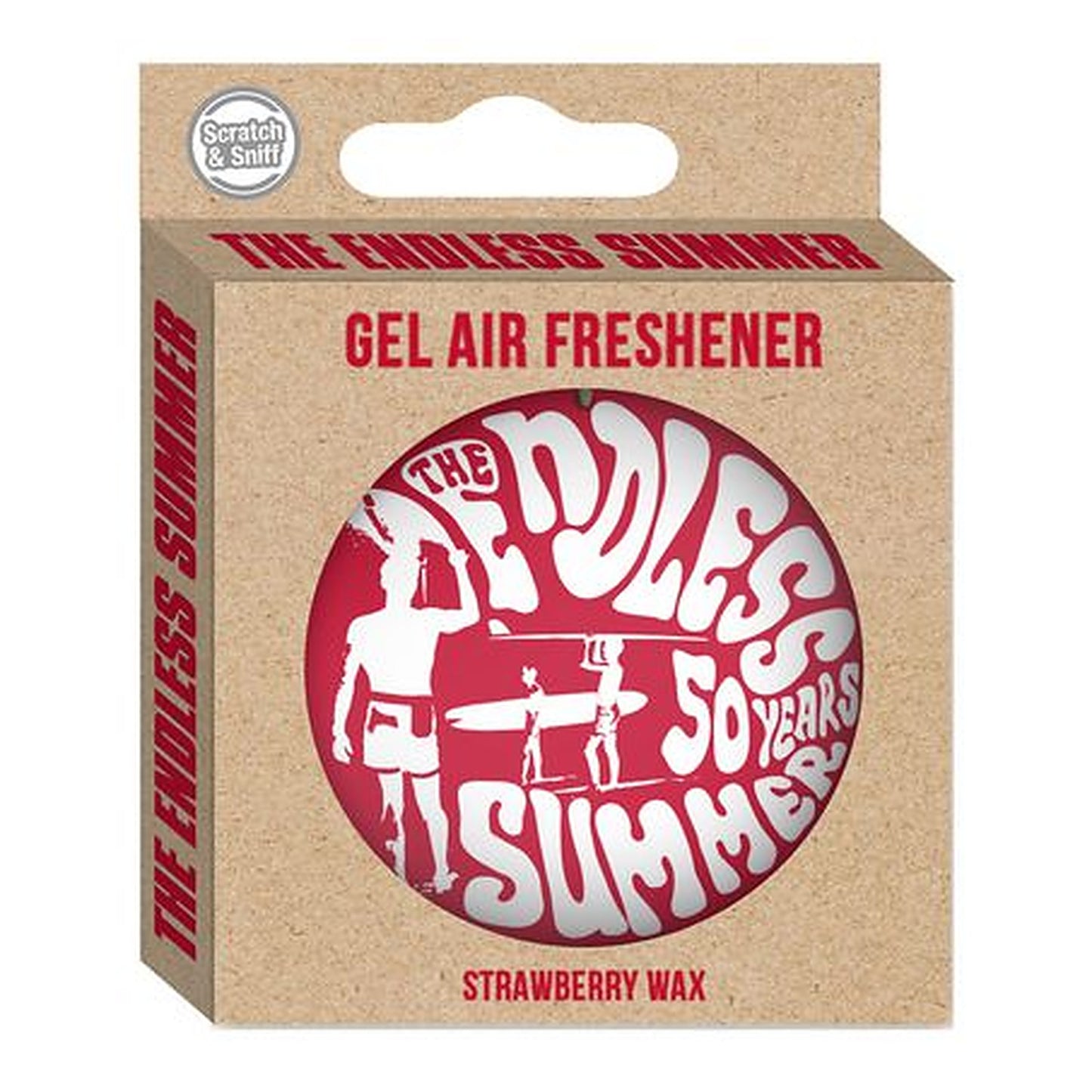 Endless Summer 3D Gel Car Air Freshener Strawberry Wax 8102895