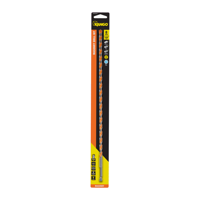 Kango 8 x 400mm 1/4" Masonry Drill Bit