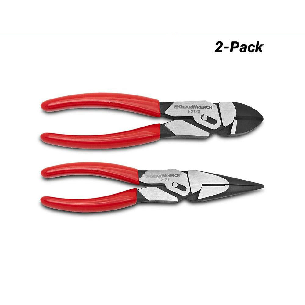 GEARWRENCH 82124 2pce 8" Pivotforce™ Compound Action Plier Set