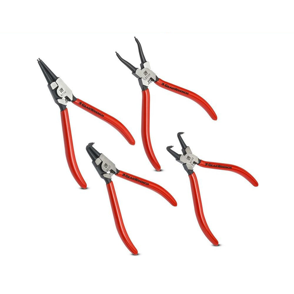 GEARWRENCH 82150 4pce Fixed Tip Internal & External Snap Ring Plier Set