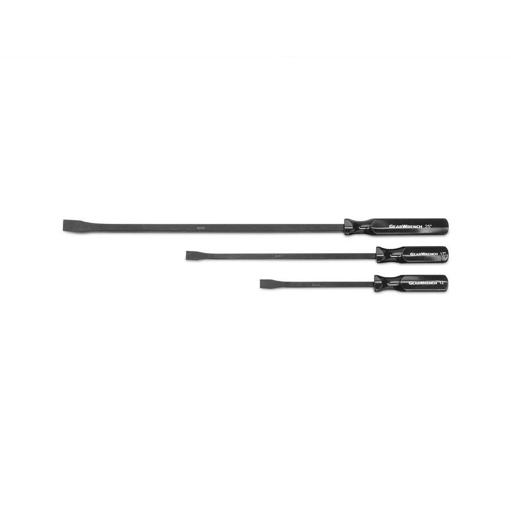 GEARWRENCH 82403-05 3pce Angled Tip Pry Bar Set 12", 17" & 25"
