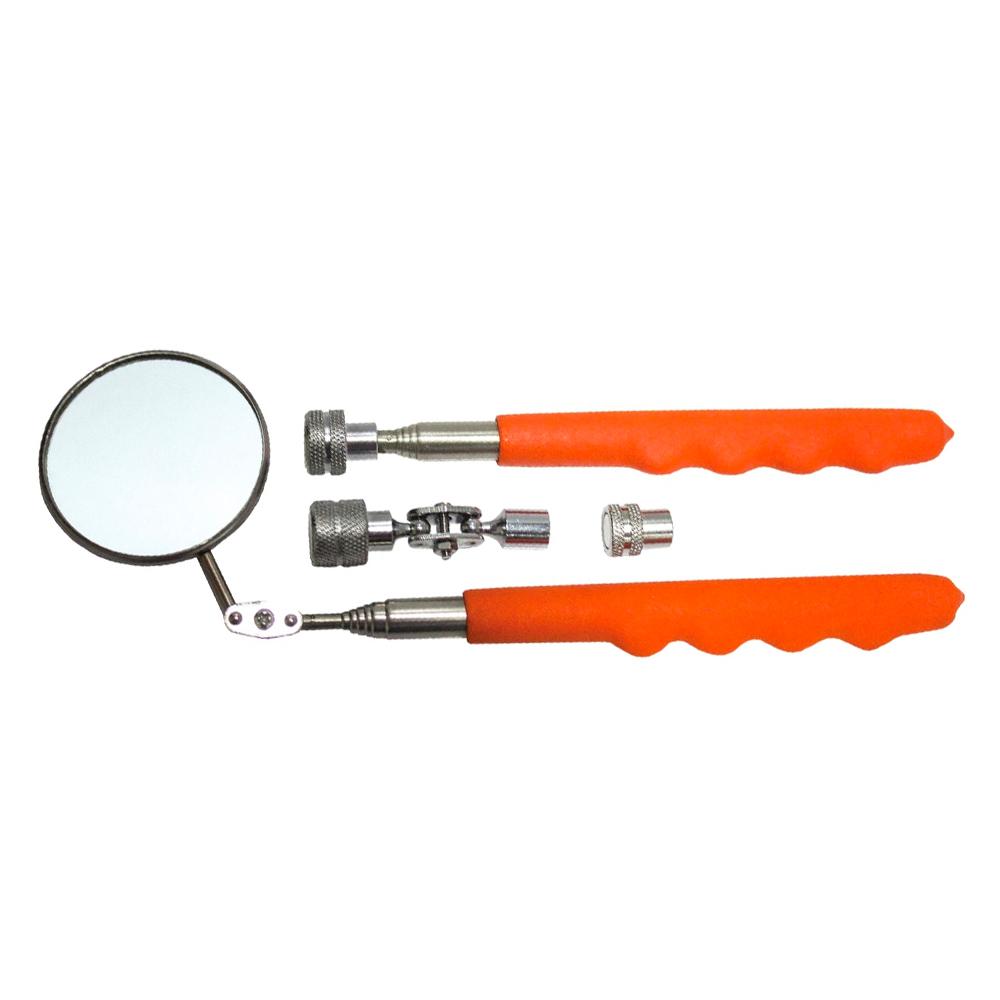 SP Tools SP31490 4pce Inspection Mirror & Tool Pick-up Set