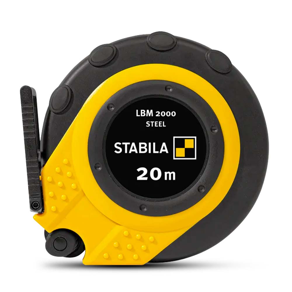 Stabila LBM 2000 (19658) 20m Closed Case Steel Blade Metric Scale Tape Measure