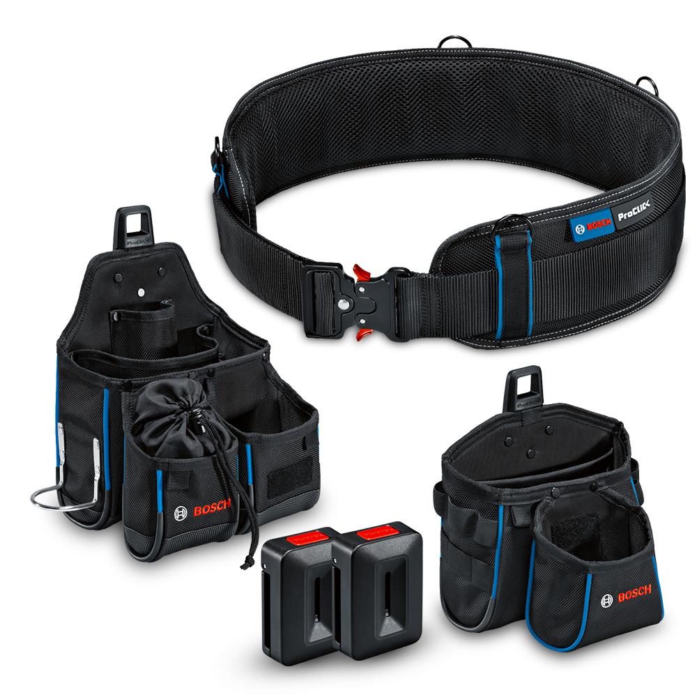 Bosch 1.600.A02.65P ProClick Tool Belt 93 (SMALL/MEDIUM) Pouch Set
