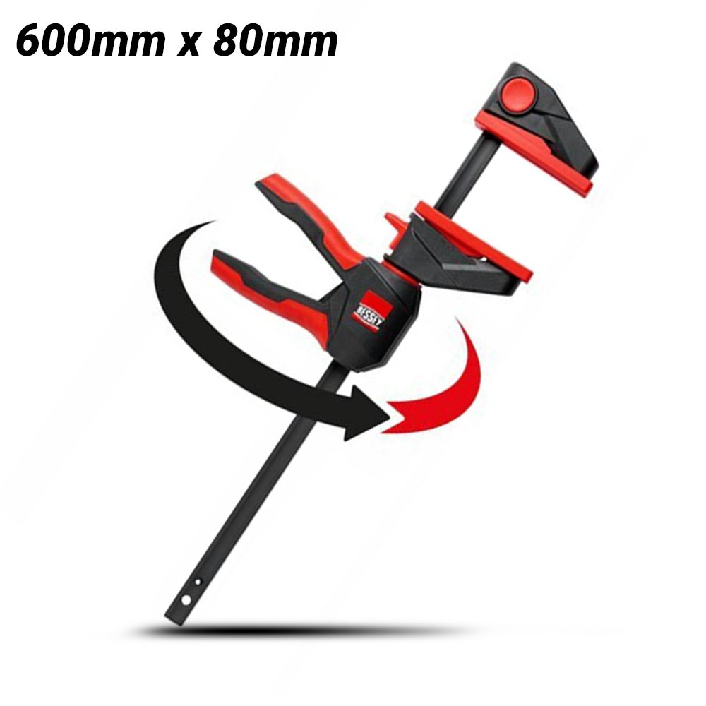 Bessey EZ360-60 600mm x 80mm One Handed Rotating Handle Clamp