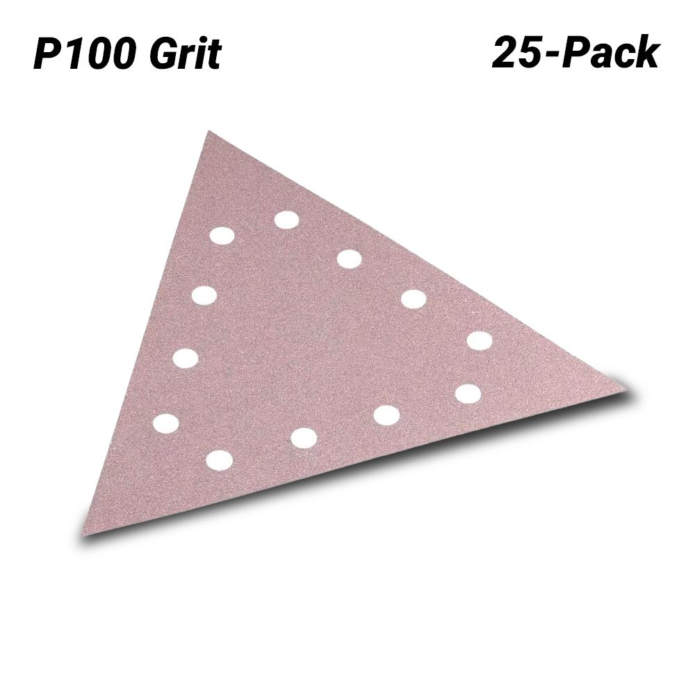 Flex 290-12SE-P100-VE25  (348570) 25-Pack 290mm (11-2/5") P100 Grit Triangle Hook and Loop Sanding Paper
