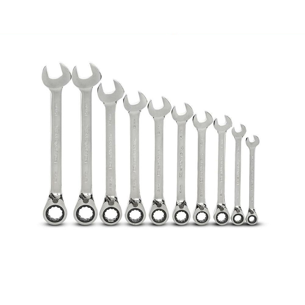 GEARWRENCH 85892 10pce 72T Metric Reversible Ratcheting Combination Wrench Set