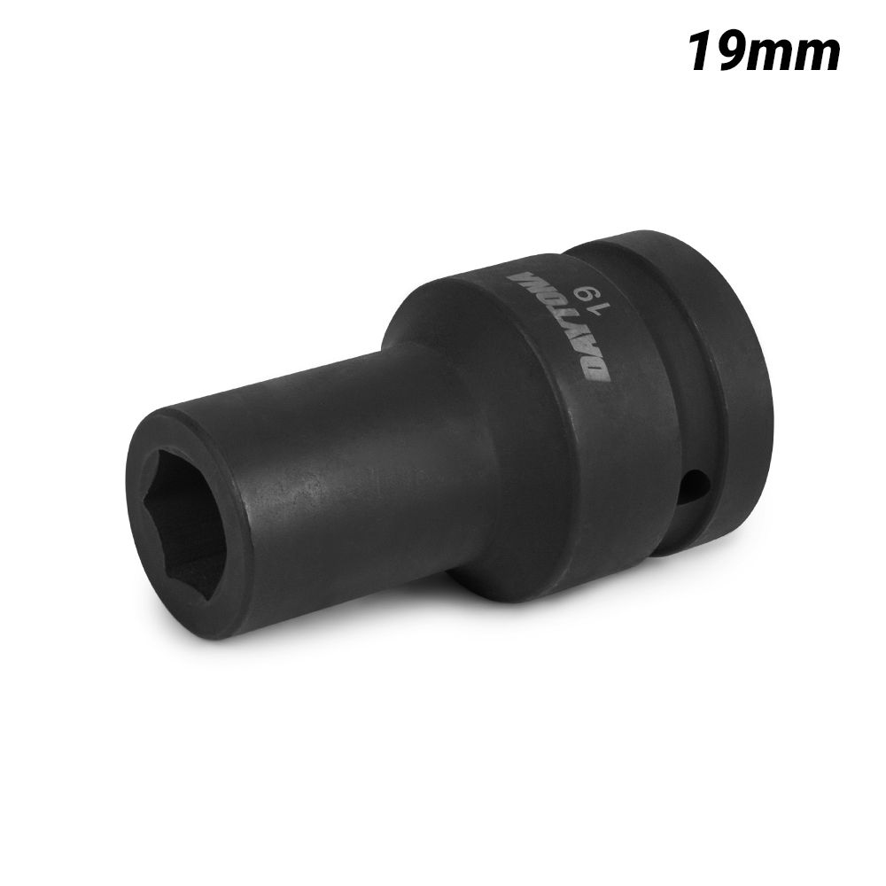 Daytona D1S19MM 19mm 1" Drive 6 Point Impact Socket
