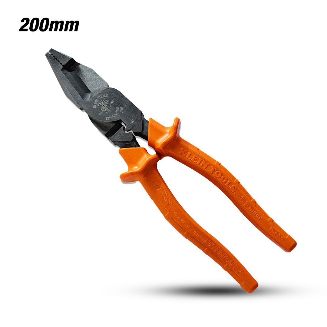 Klein A-12099AEINS 200mm Insulated Cross Cut Pliers