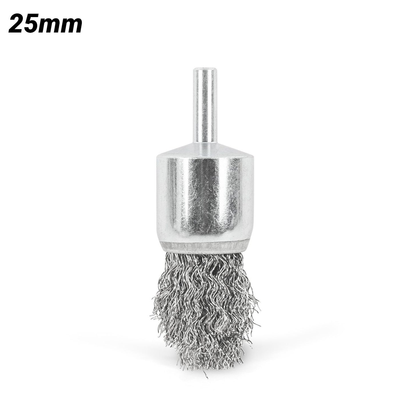 Xtorque XSBR25 25mm Steel Wire High Speed Crimp End Brush