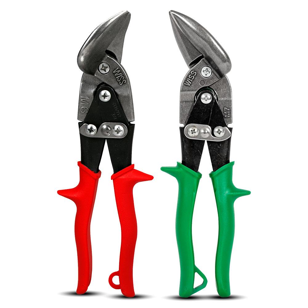 Wiss M6M7R 2-Pack Left & Right Cut Offset Aviation Snips