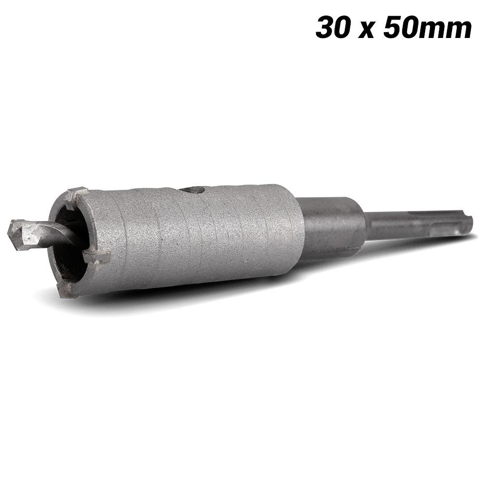 Techsmart THCT30 M16 30mm x 50mm SDS Plus TCT Hole Cutter Light Weight Core Bit