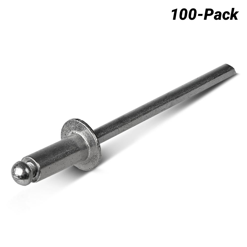 Apex AS-5-3-HP 100-Pack 4mm x 9.2mm Aluminium/Steel Rivet