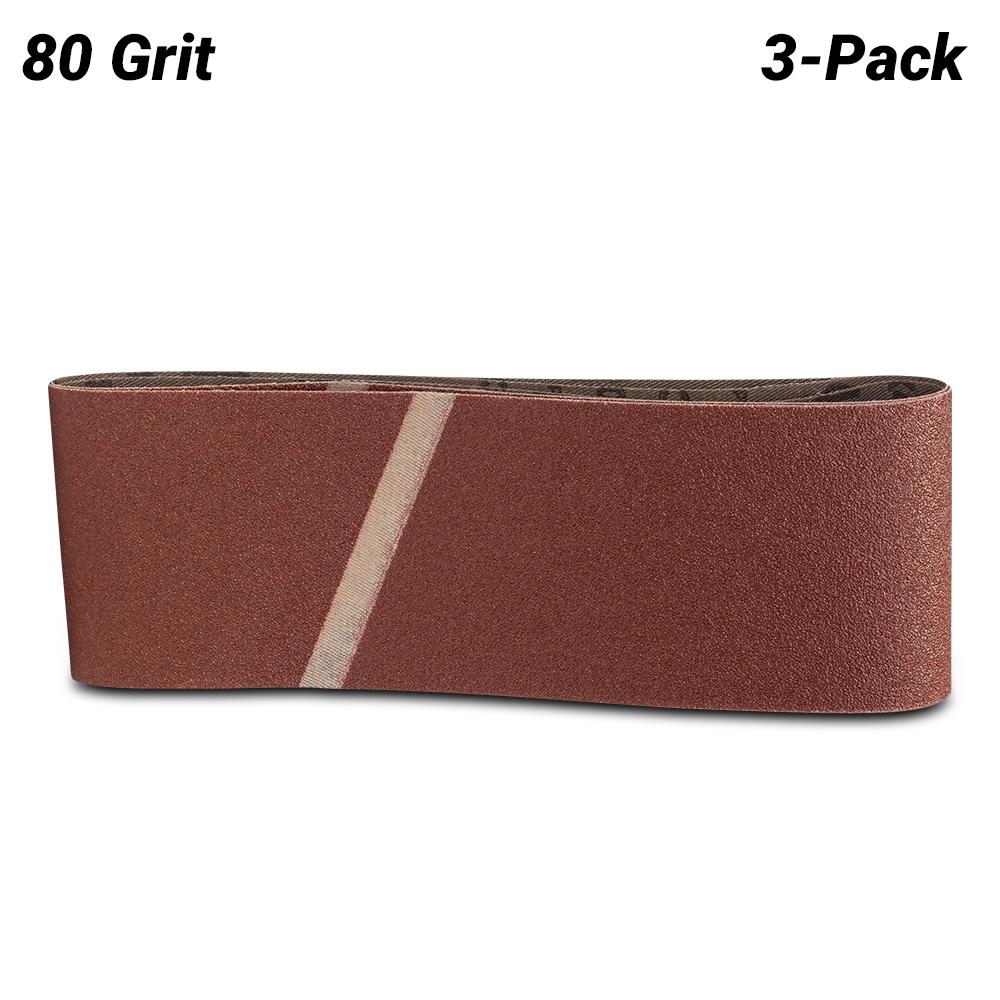 Bosch BFWP,75X457MM,G80,3X (2.608.606.034) 3-pack 75mm x 457mm 80 Grit X440 Sanding Belt