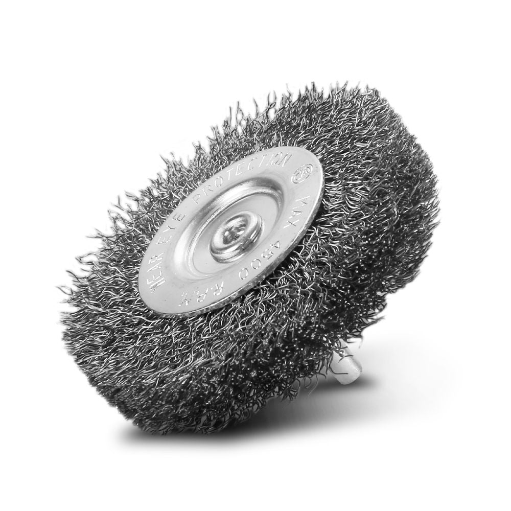 Xtorque XSB70W6 70mm Crimped Steel Wire Wheel Brush