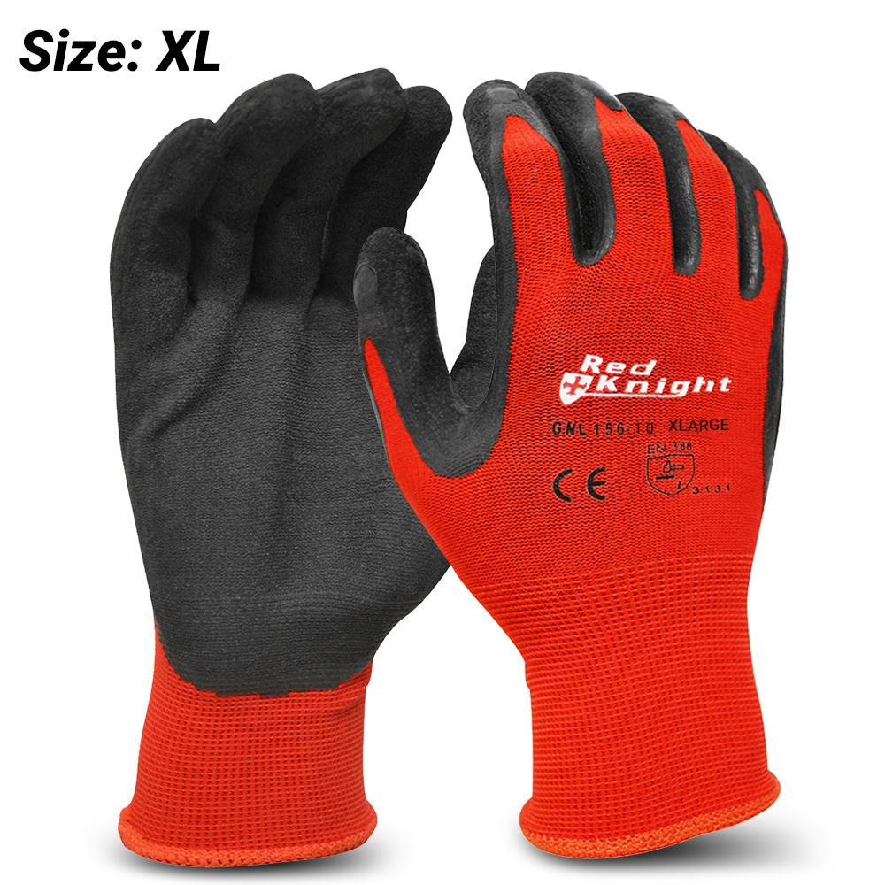Maxisafe GNL156-10 (GNL156-XL) Extra Large Red Knight Latex Gripmaster Gloves