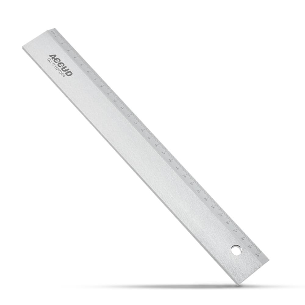 Accud AC-991-012-01 300mm (12") Straight Edge Ruler