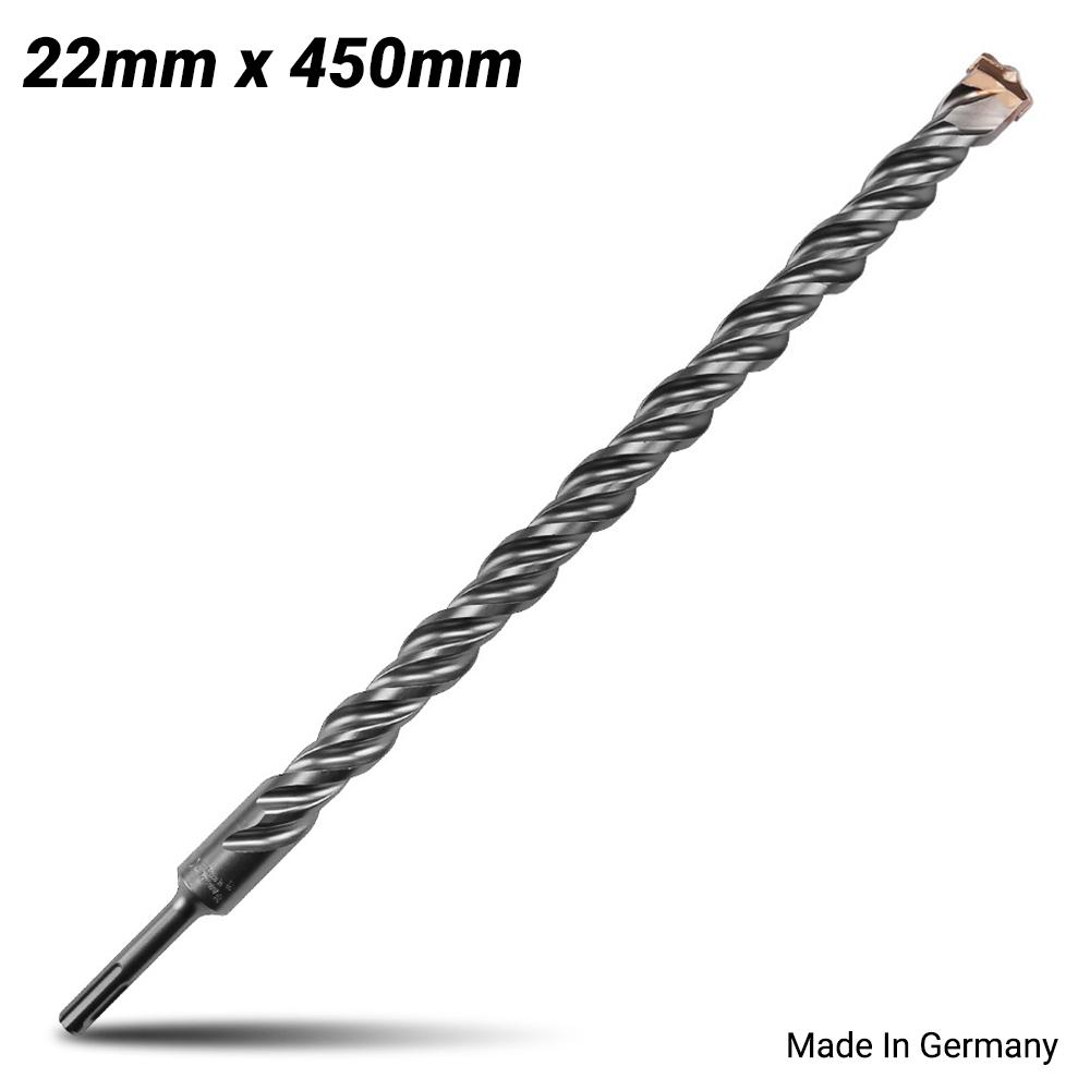Xtorque X22450 Platinum SDS PLUS 22mm x 450mm Platinum 2 Cutter Drill Bit - MADE IN GERMANY