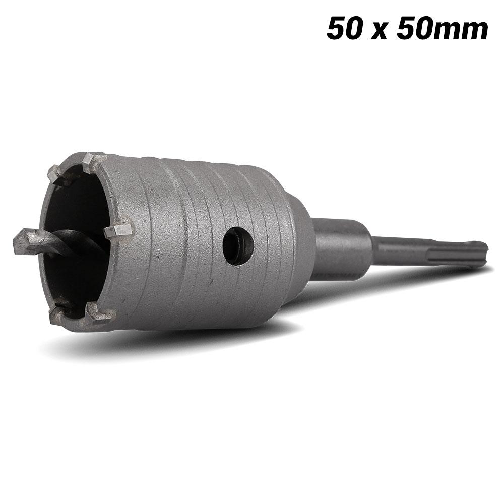 Techsmart THCT50 M16 50mm x 50mm SDS Plus TCT Hole Cutter Light Weight Core Bit